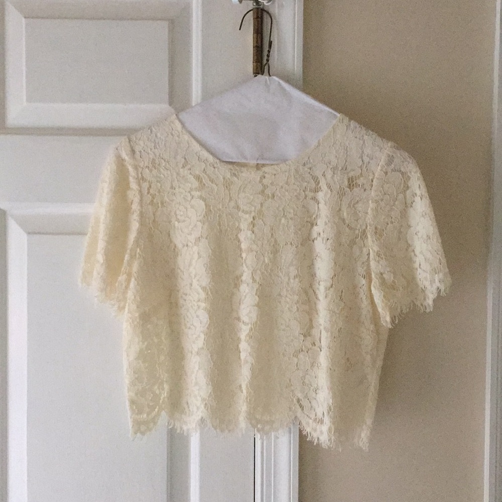 BHLDN Libby Top in IVORY by Jenny Yoo Size Medium